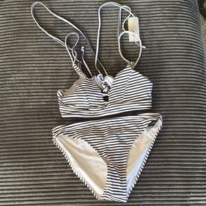 NWT Beachsissi Striped Bikini